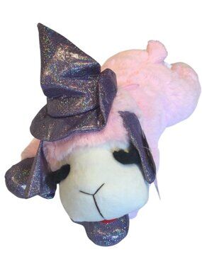 Lamb Chop Extra Large 18" Halloween Witch Lilac Metallic Front Paws Ears Pink La